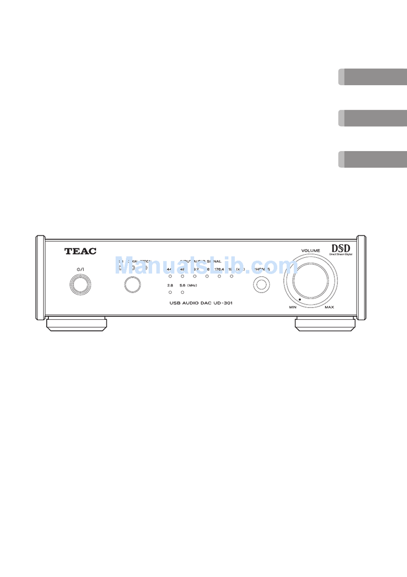 Teac UD-301 owner's manual