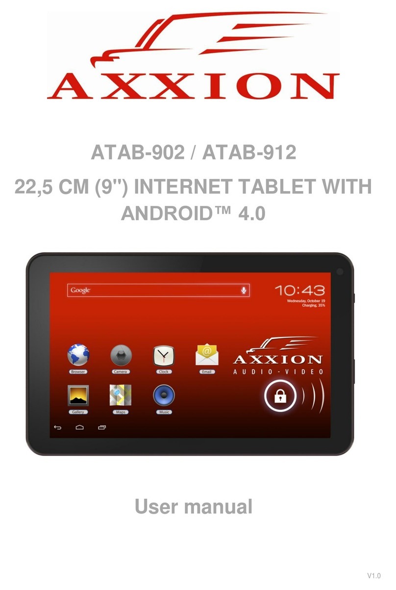 Axxion ATAB-902 user manual