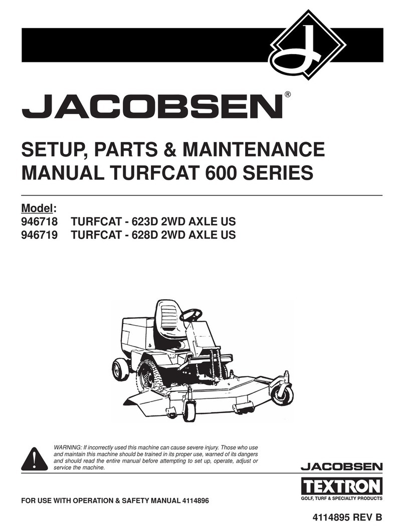 Jacobsen TURFCAT-623D User manual