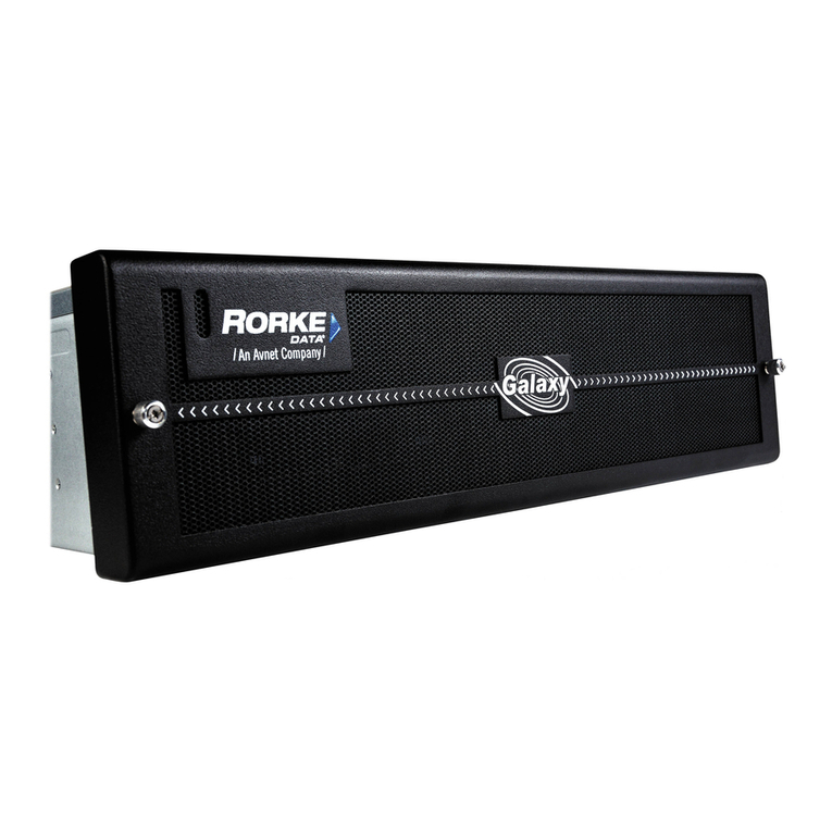 Rorke Data Galaxy HDX4 16 Bay RAID Installation and hardware reference manual