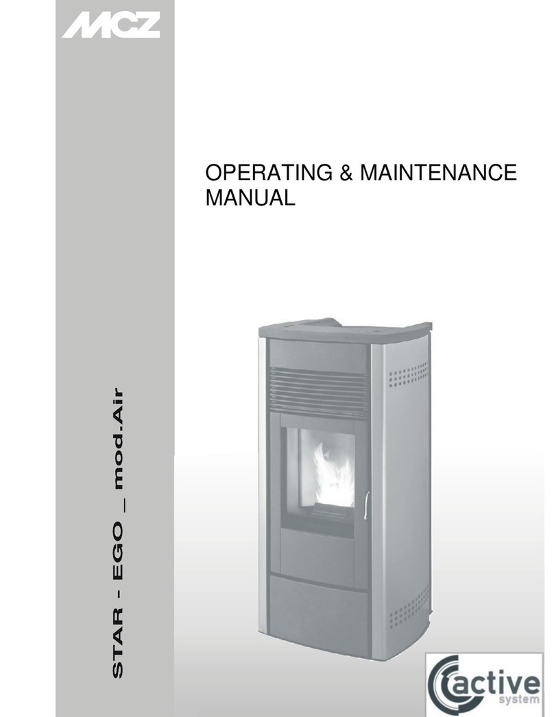 MCZ EGO-STAR AIR operating & maintenance manual MCZ EGO-STAR AIR operating & maintenance manual