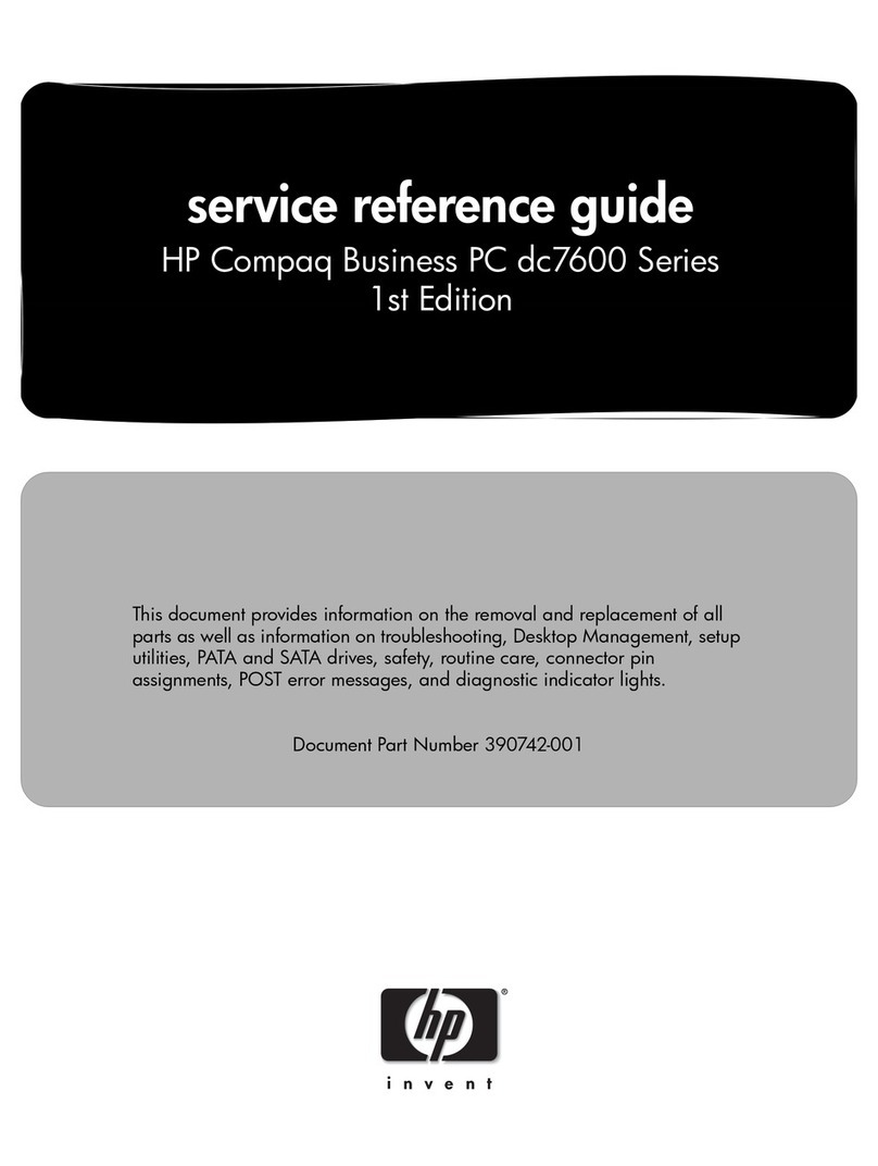 HP Compaq Businessdc7600 User manual HP Compaq Businessdc7600 User manual