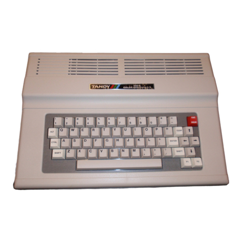 Tandy Color Computer 3 Basic Quick reference guide