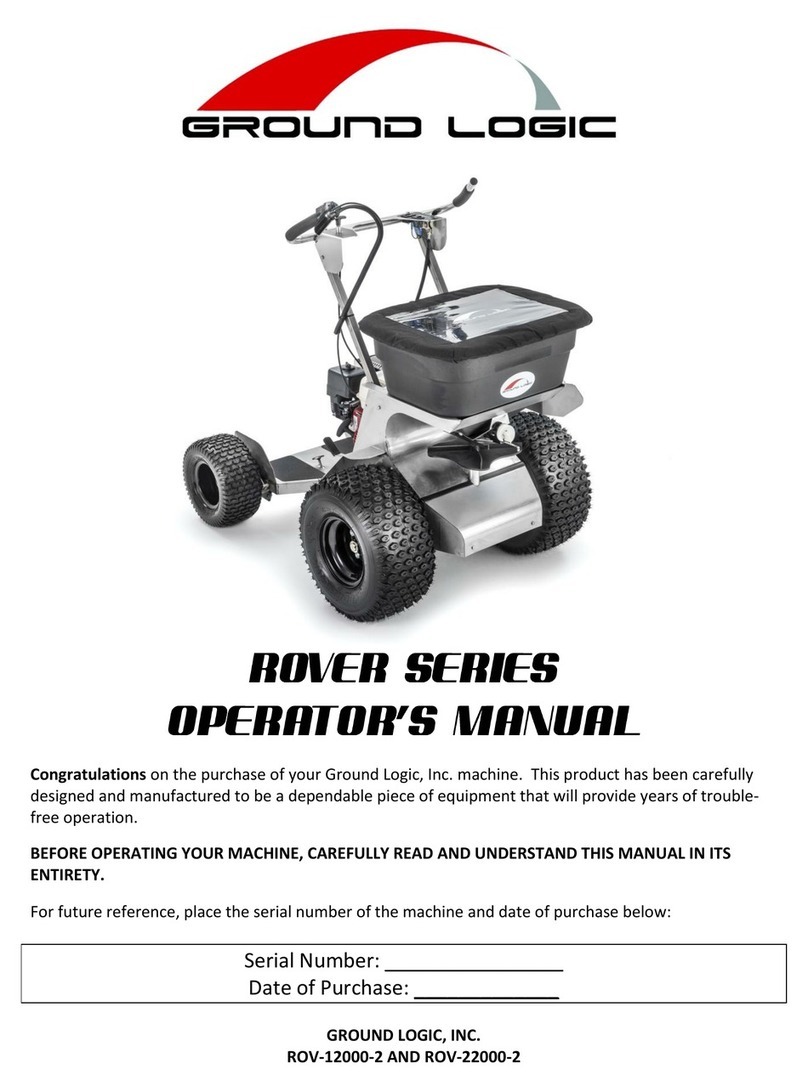 ground logic rover series Operator's manual