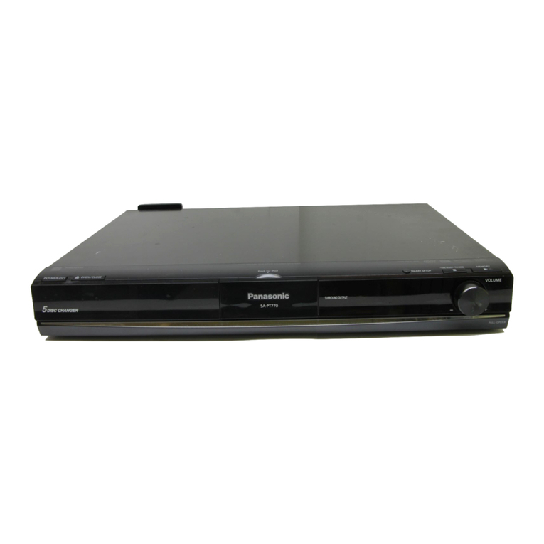 Panasonic SC-PT770 operating instructions