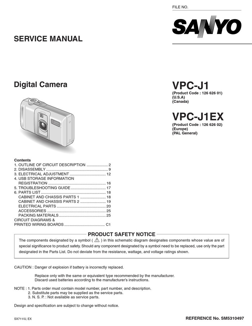 Sanyo Xacti VPC-J1 User manual Sanyo Xacti VPC-J1 User manual