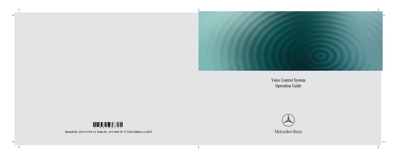 Mercedes-Benz Voice Control System Operation guide