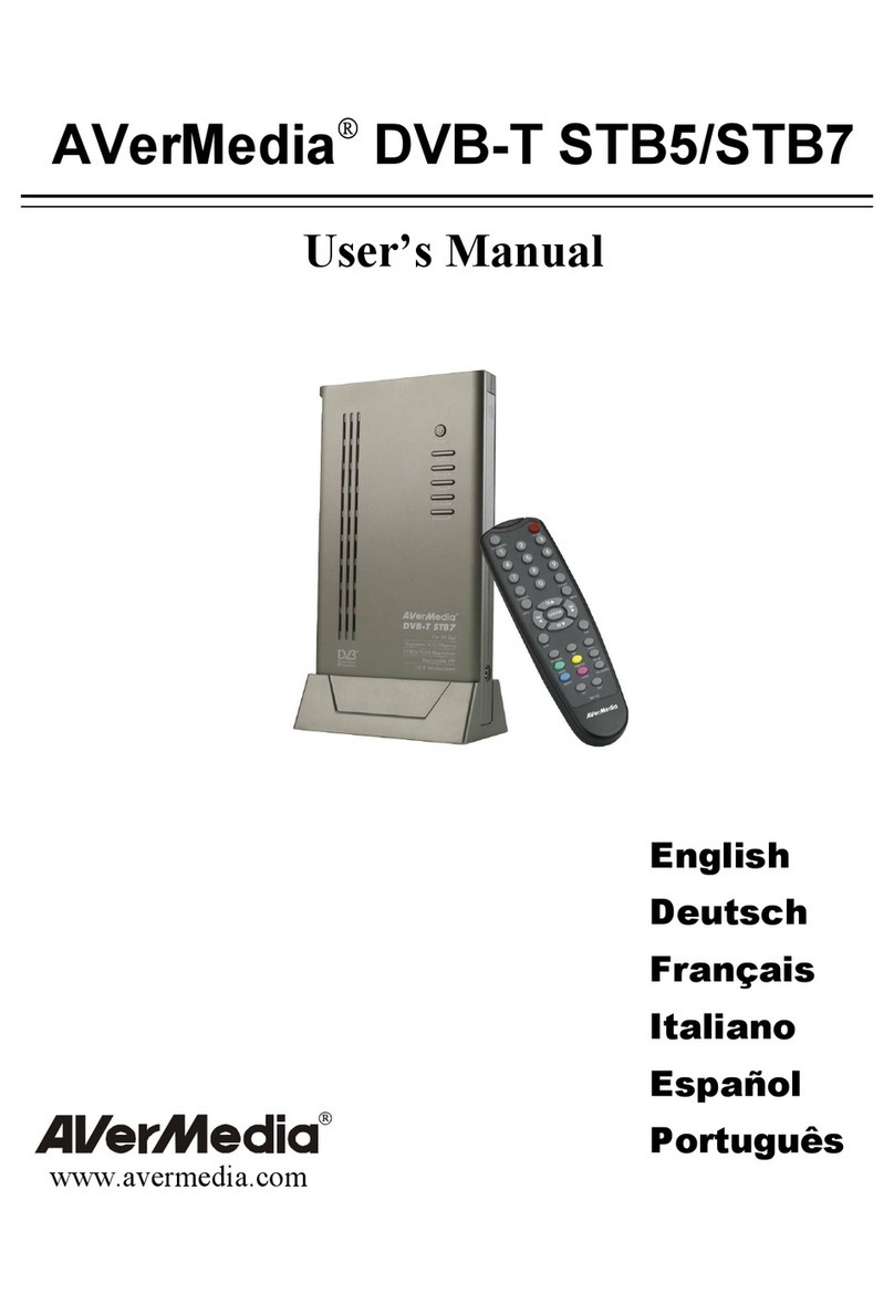 Avermedia DVB-T STB5 User manual