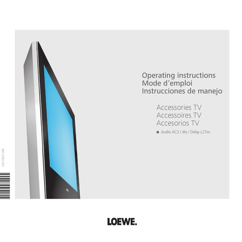 Loewe Dolby Digital Decoder system operating instructions