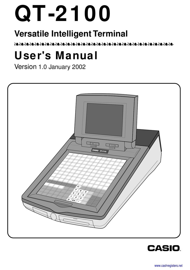 Casio QT-2100 User manual