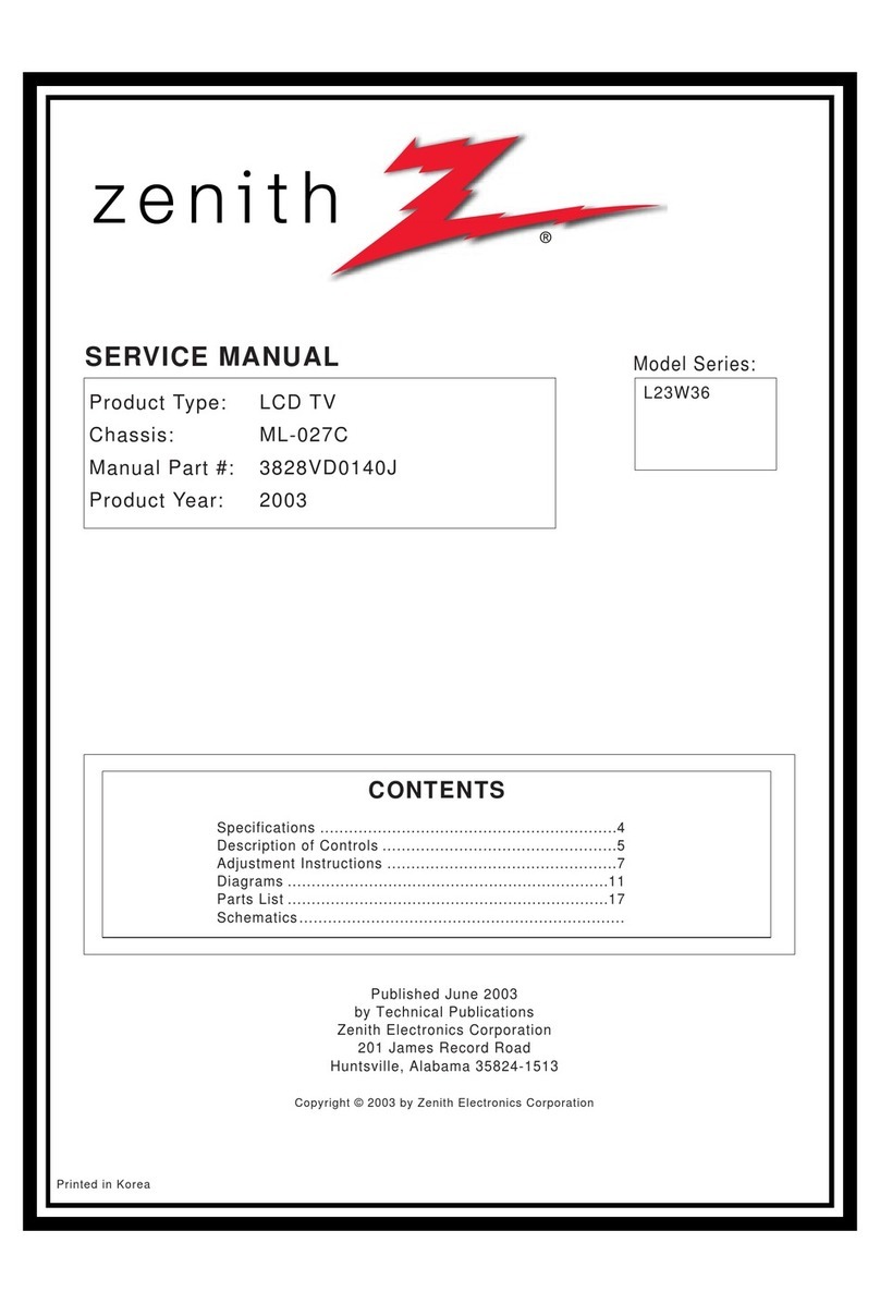 Zenith L23W36 - 23" Widescreen Flat-Panel HD-Ready LCD... User manual