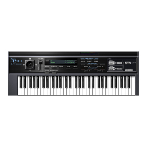 Roland D-50 User manual