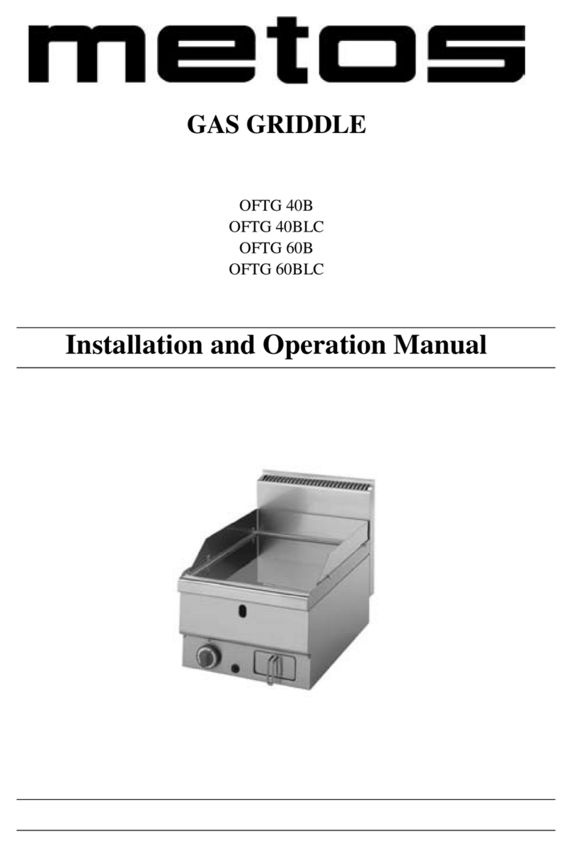 Metos OFTG 40B Operation manual
