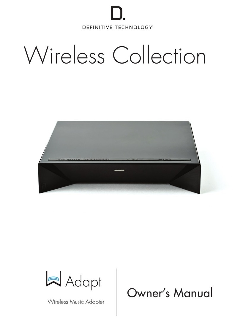 Definitive Technology Adapt owner's manual