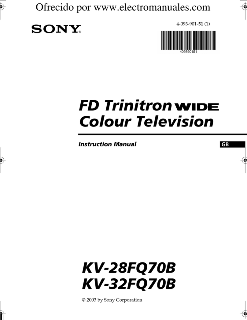 Sony FD Trinitron KV-28FQ70B User manual