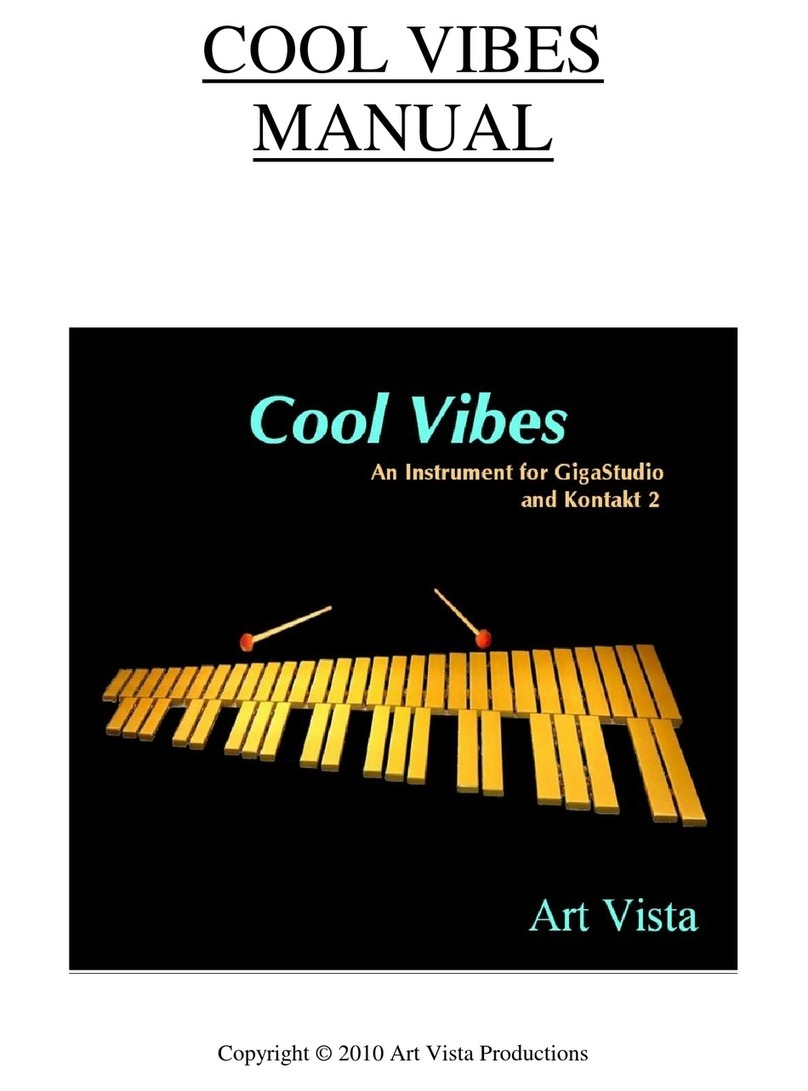 Art Visa Cool Vibes user manual
