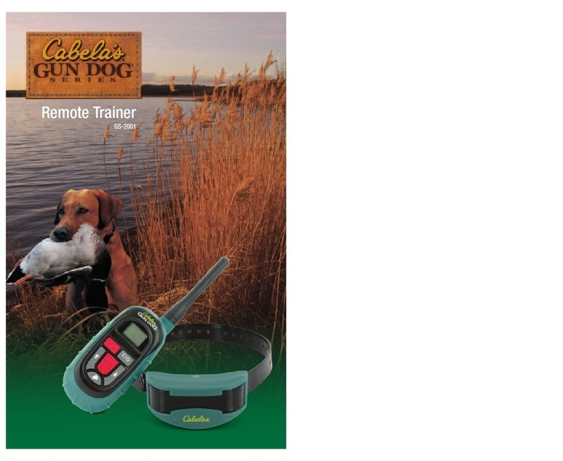 Cabela's GS-2001Gun Dog Series quick start guide