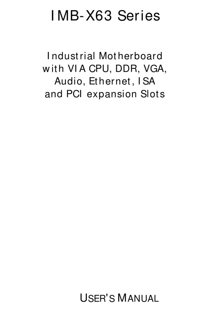 IEI Technology IMB-X63 Series user manual