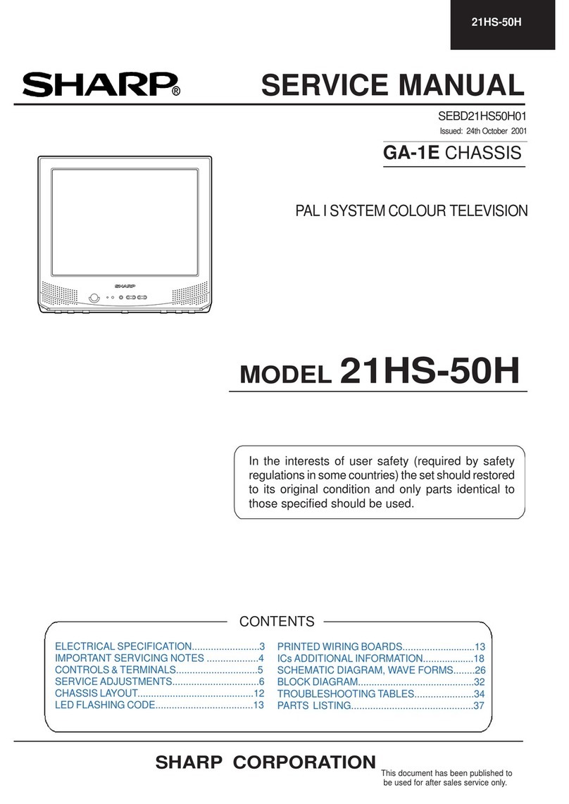 Sharp 21HS-50H User manual