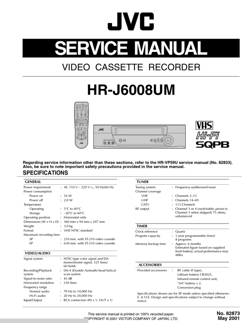 JVC HR-J6008UM User manual JVC HR-J6008UM User manual