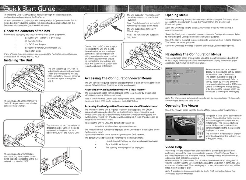 NetVu EcoSense quick start guide