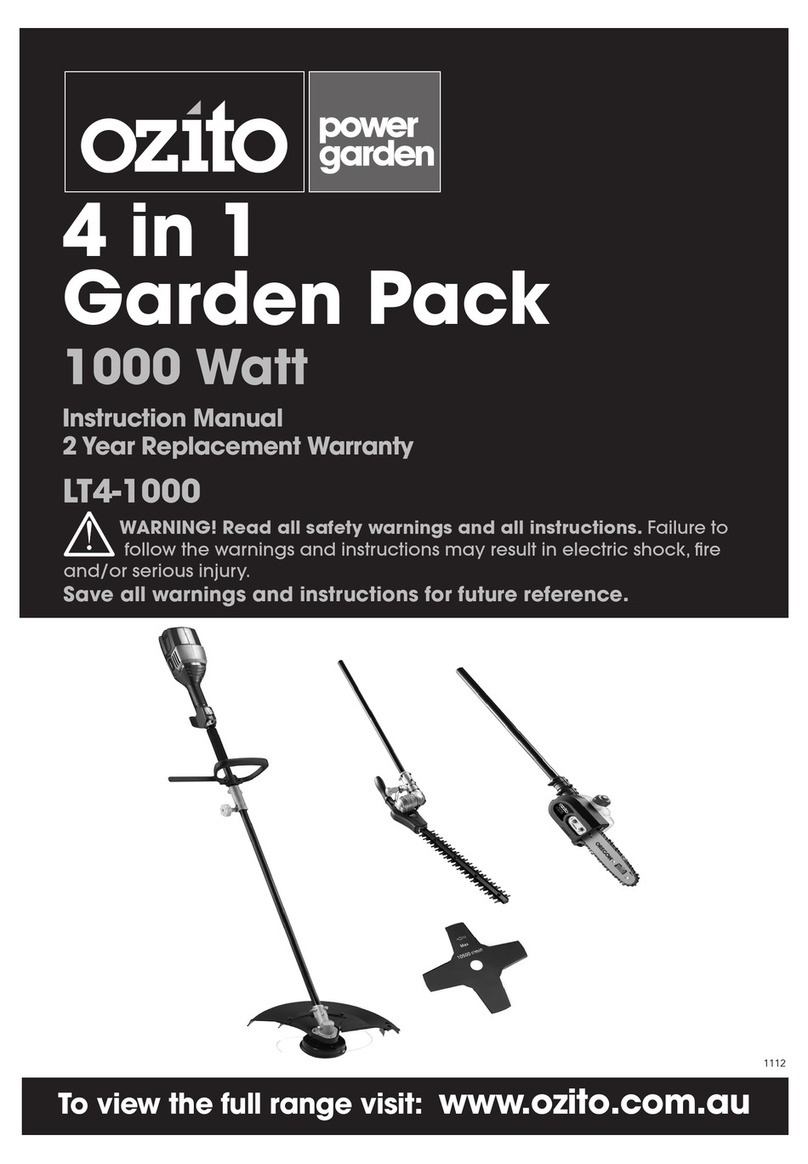 Ozito LT4-1000 User manual Ozito LT4-1000 User manual