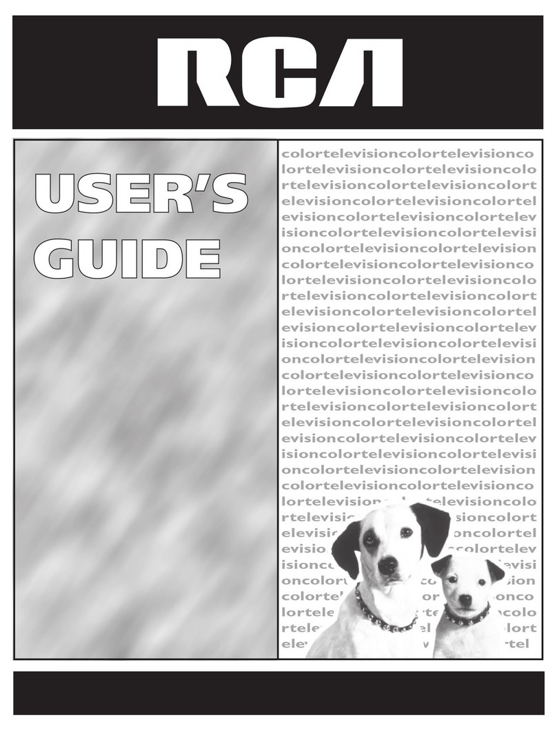 RCA Color Television User manual