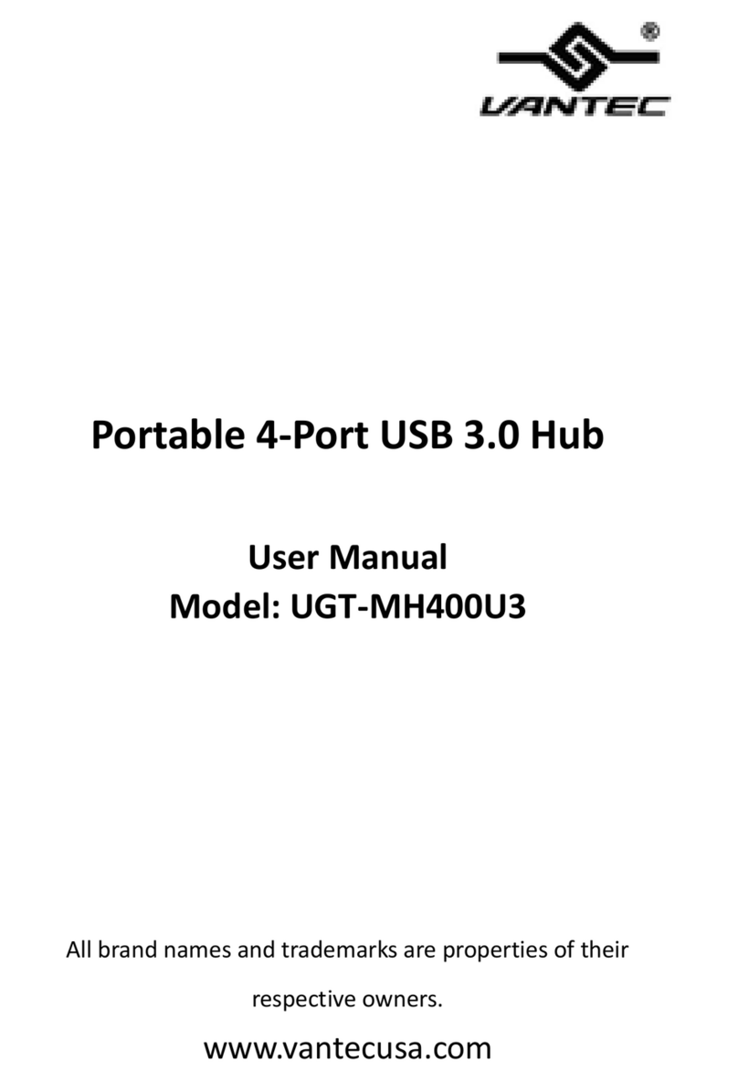 Vantec UGT-MH400U3 User manual