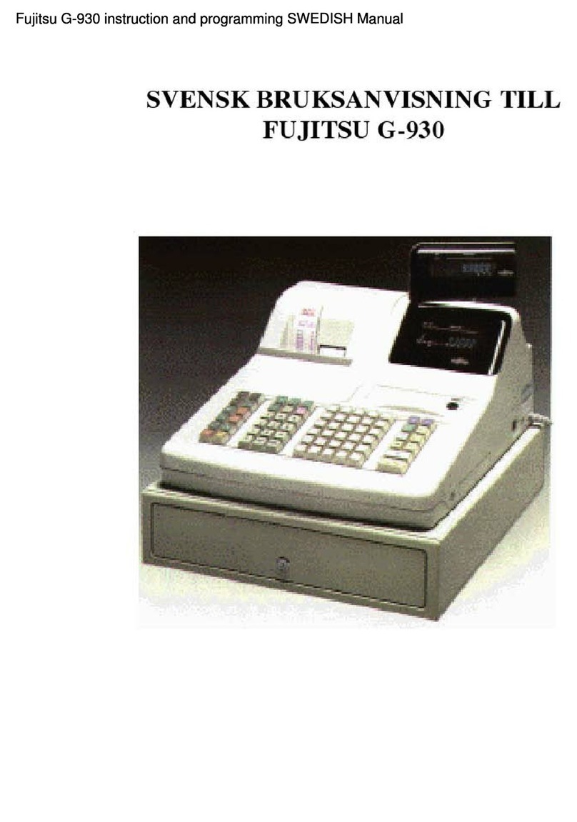 Fujitsu G-930 Instruction and programming manual