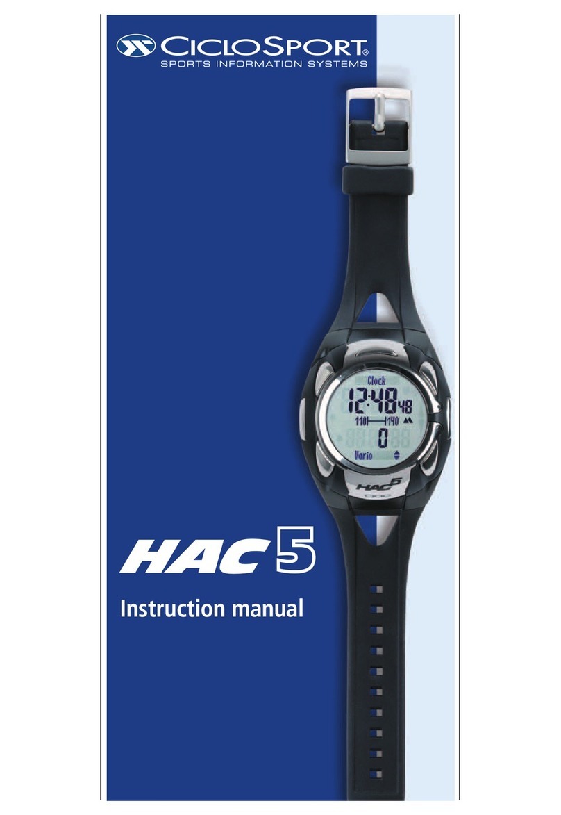CICLOSPORT HAC5 instruction manual