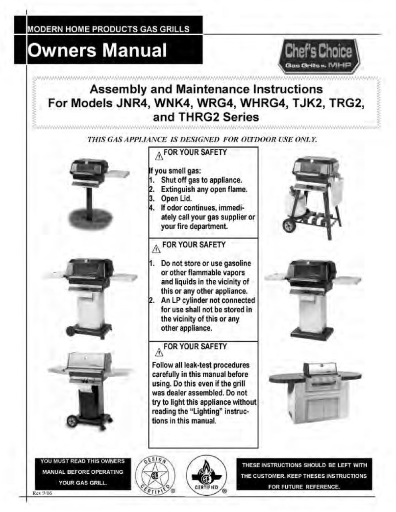 Chef's Choice JNR4 Series owner's manual