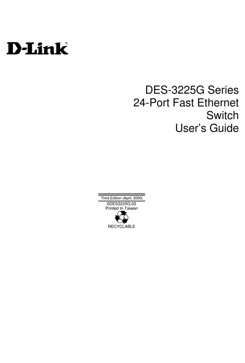 D-Link DES-3225G Series User manual