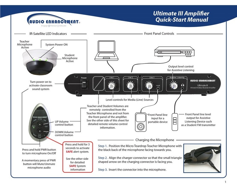 Audio enhancement Ultimate III Quick start manual Audio enhancement Ultimate III Quick start manual