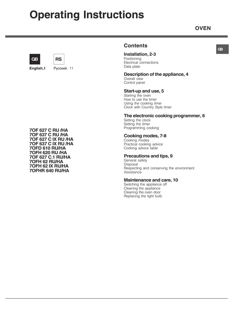 Hotpoint Ariston 7OF 627 C RU User manual