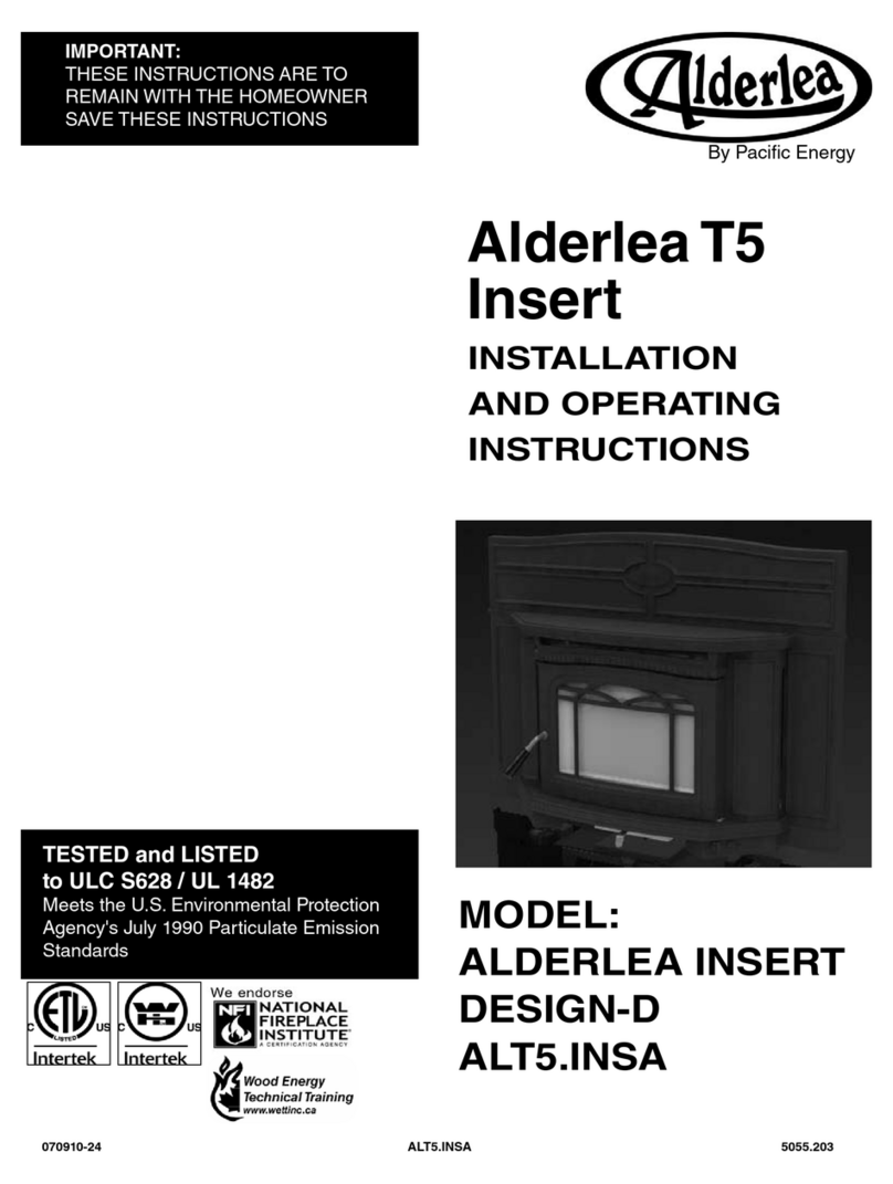 Alderlea T5 Installation and operating instructions Alderlea T5 Installation and operating instructions