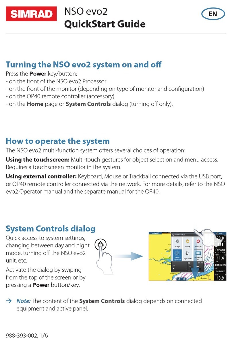 Simrad NSO evo2 User manual