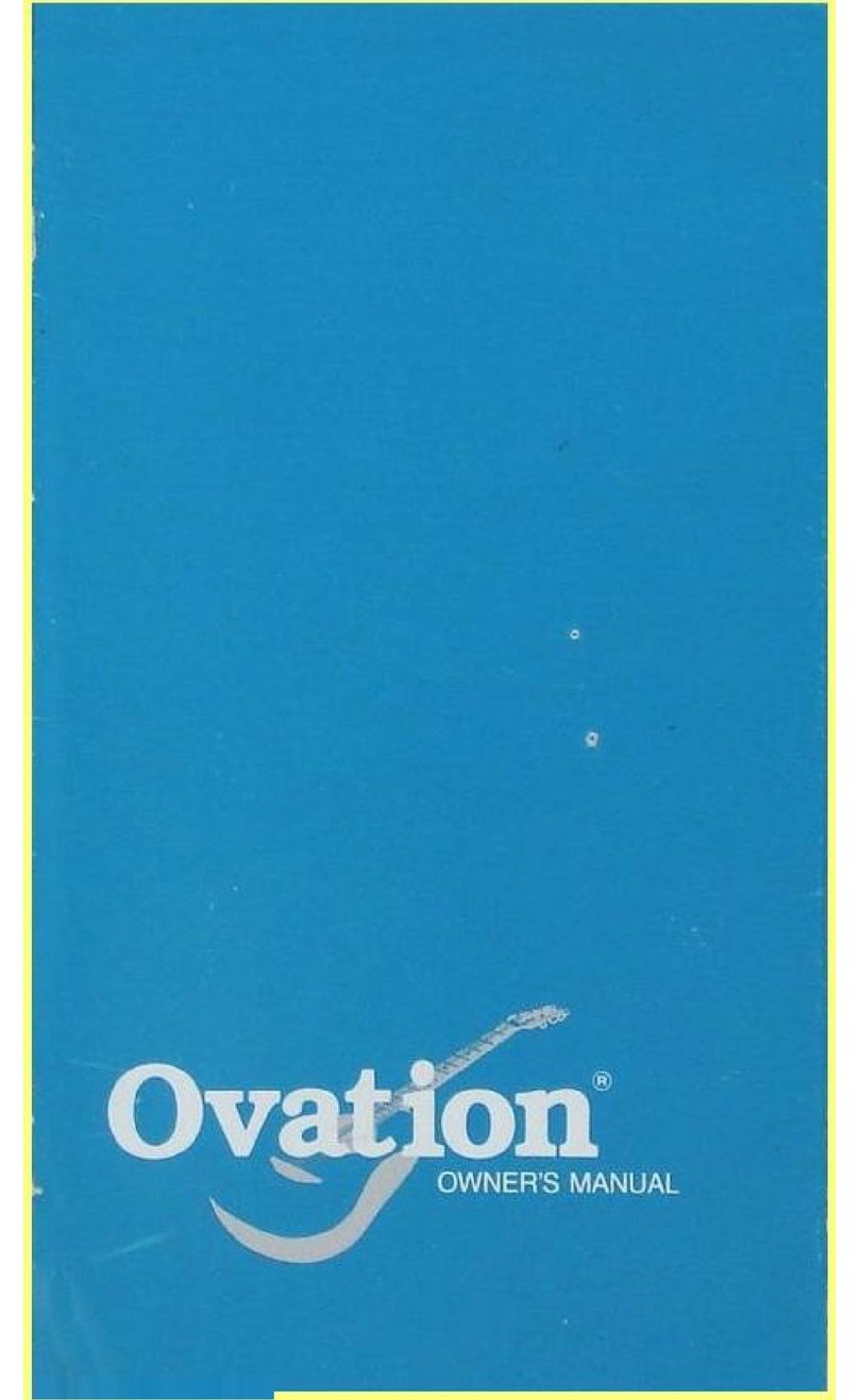 Ovation Elite 1538-1 User manual
