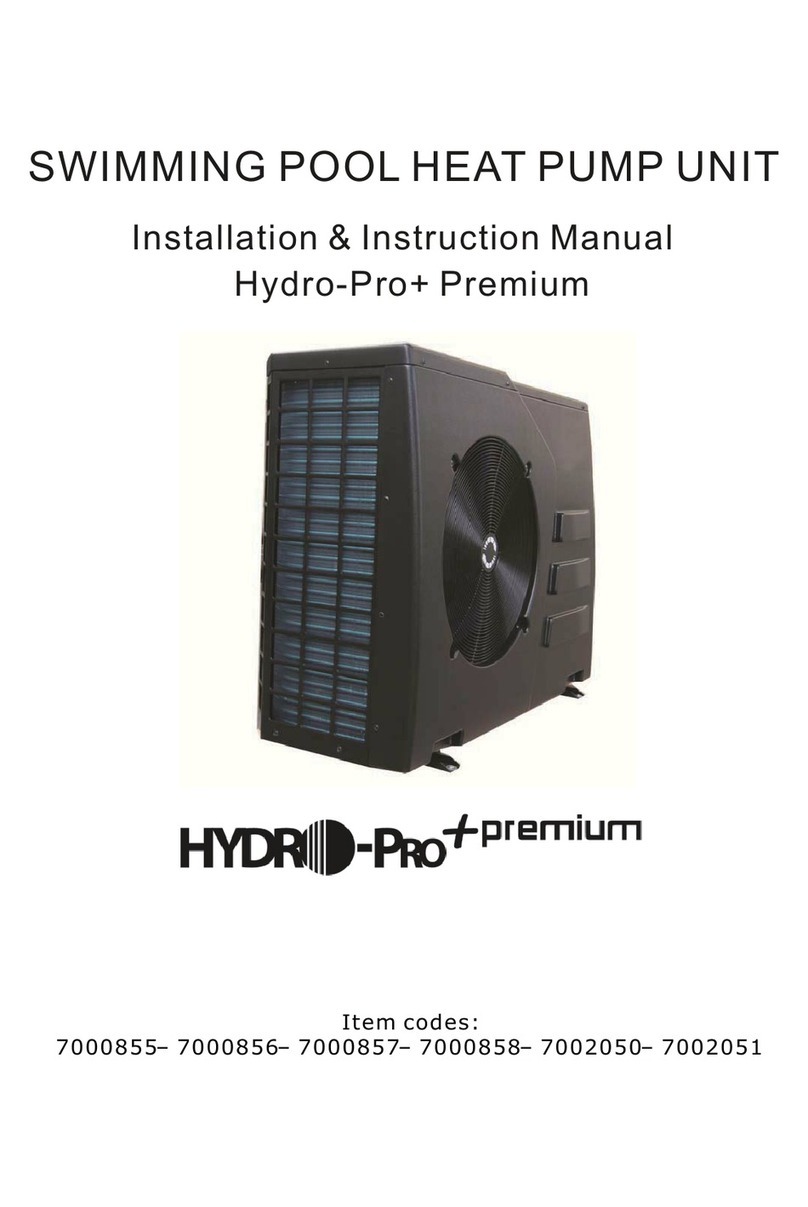 HydroPro + premium 7 Service manual