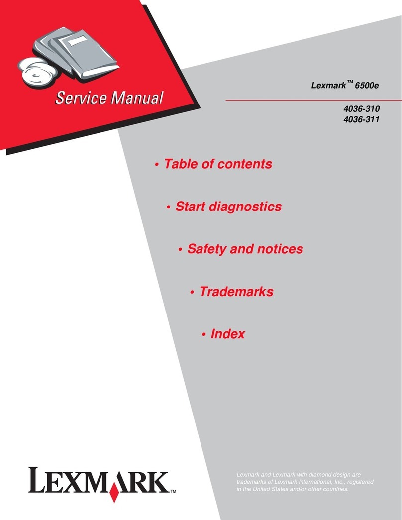 Lexmark 6500E Service manual