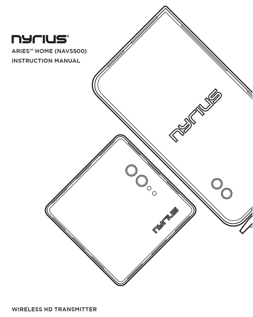 Nyrius NAVS500 User manual