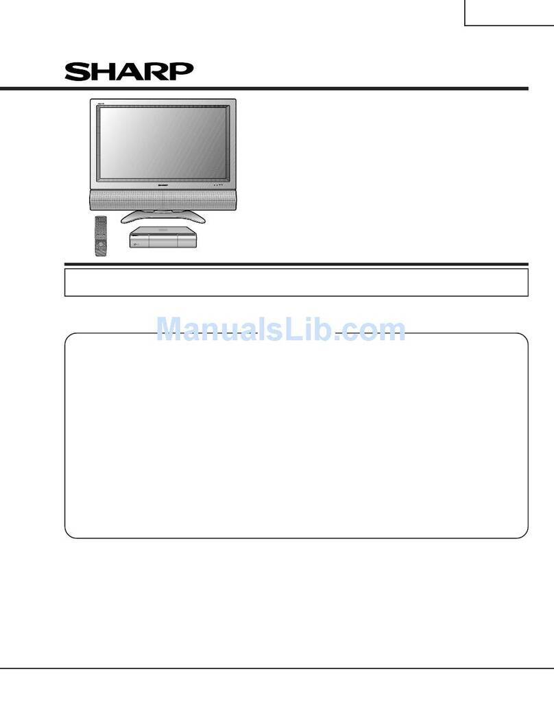 Sharp Aquos LC 37HV6U User manual
