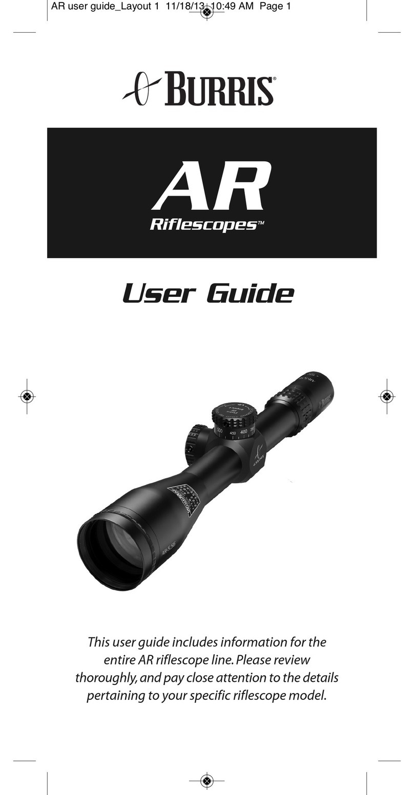 Burris AR Riflescopes user guide