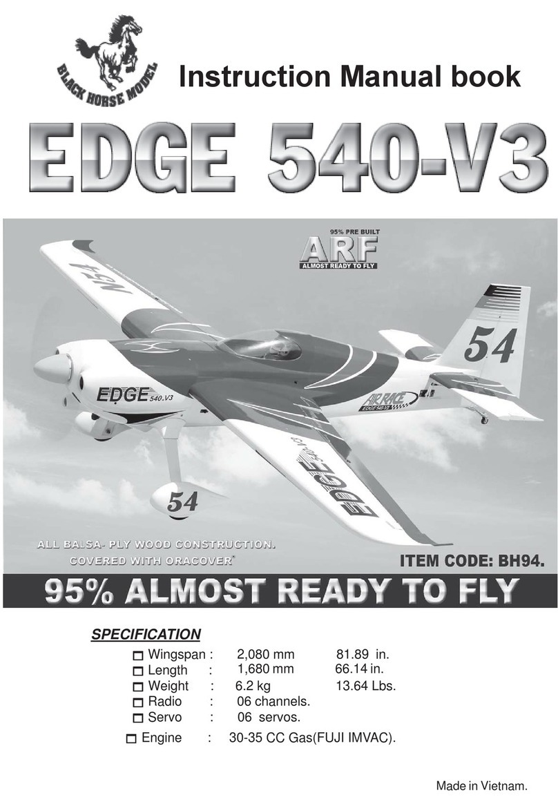 Black Horse Model Edge 540-V3 Owner's manual