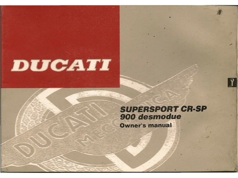 Ducati SUPERSPORT CR-SP 900 desmodue User manual
