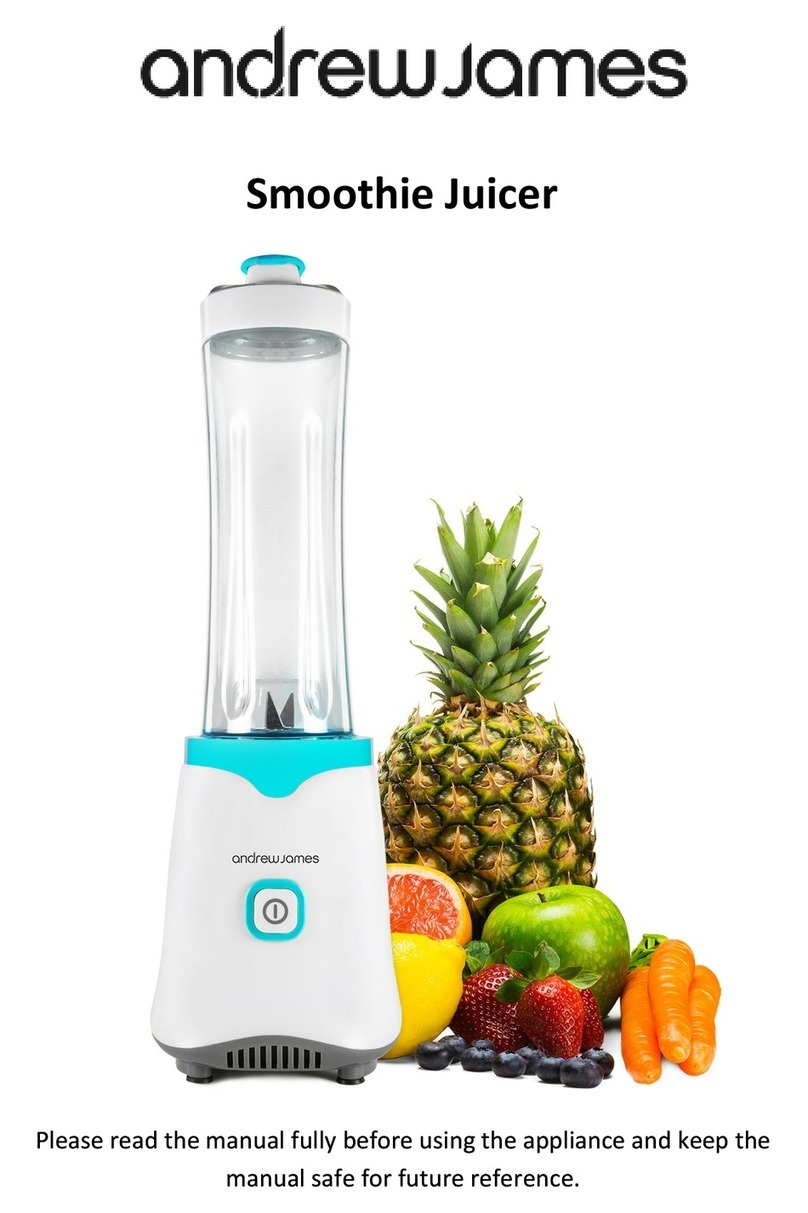 Andrew James Smoothie Juicer User manual