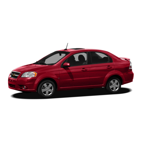 Chevrolet 2011 Aveo User manual