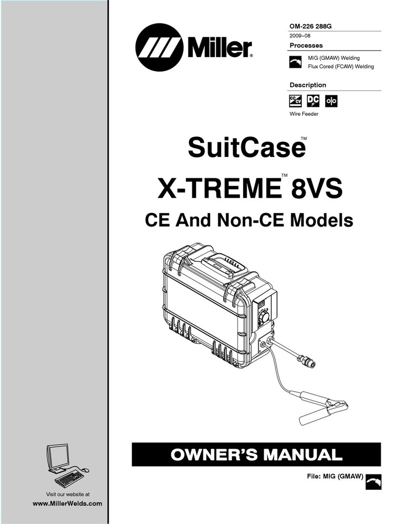 Miller SuitCase X-TREME 8VS CE User manual