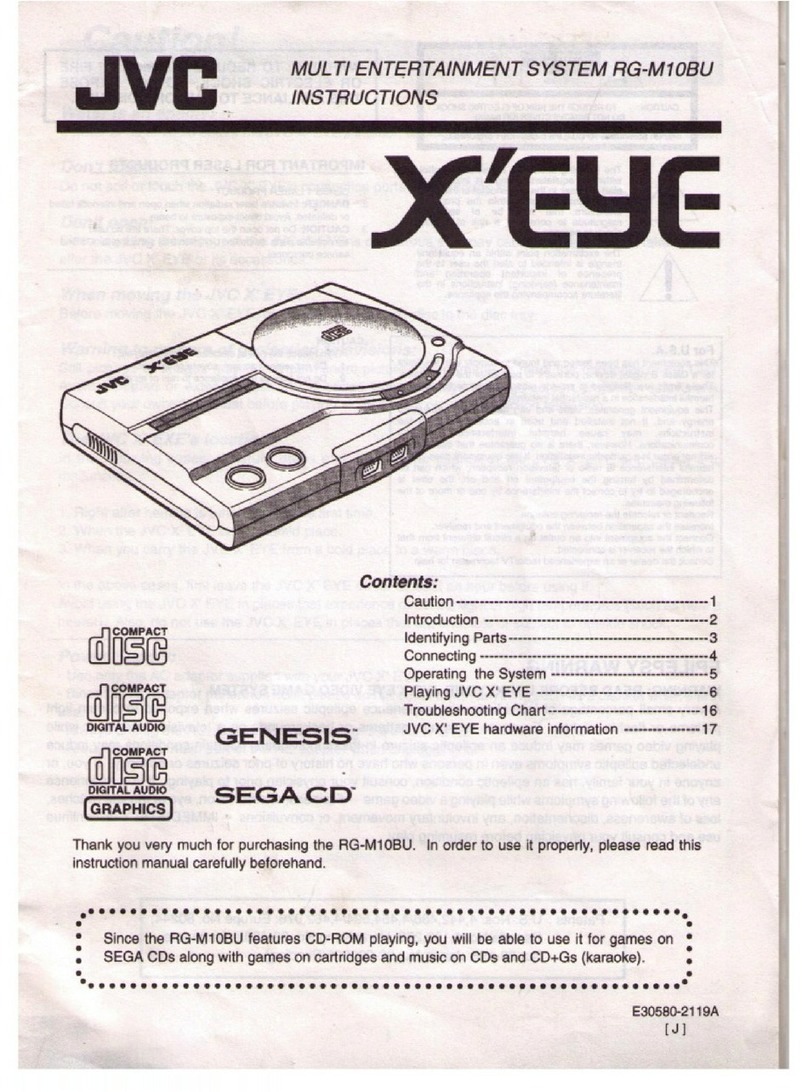 JVC X'Eye RG-M10BU User manual