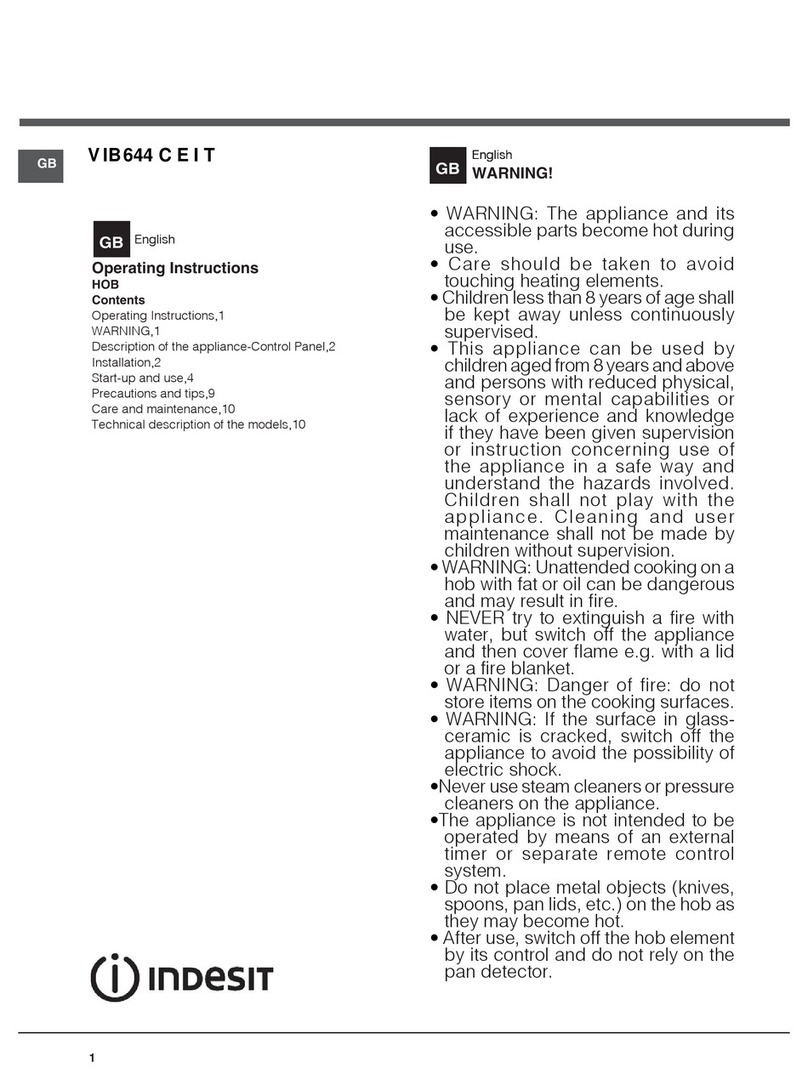 Indesit V IB 644 C E I T User manual