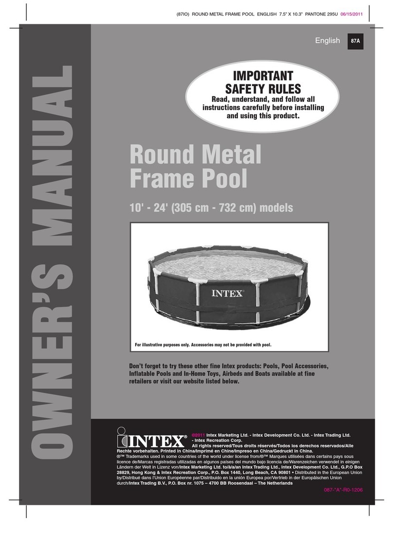 Intex 10' (305cm) User manual